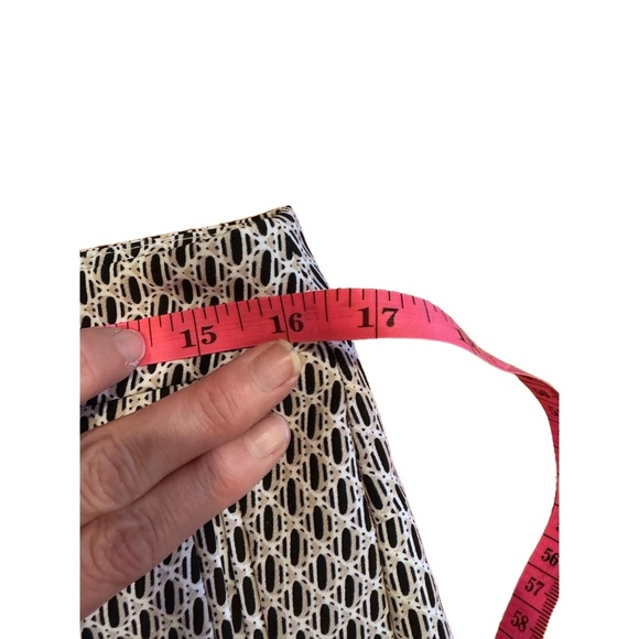 Adrianna Papell Printed Button Closure Pockets Straight-Leg Pants US 10 Office - Picture 2 of 6